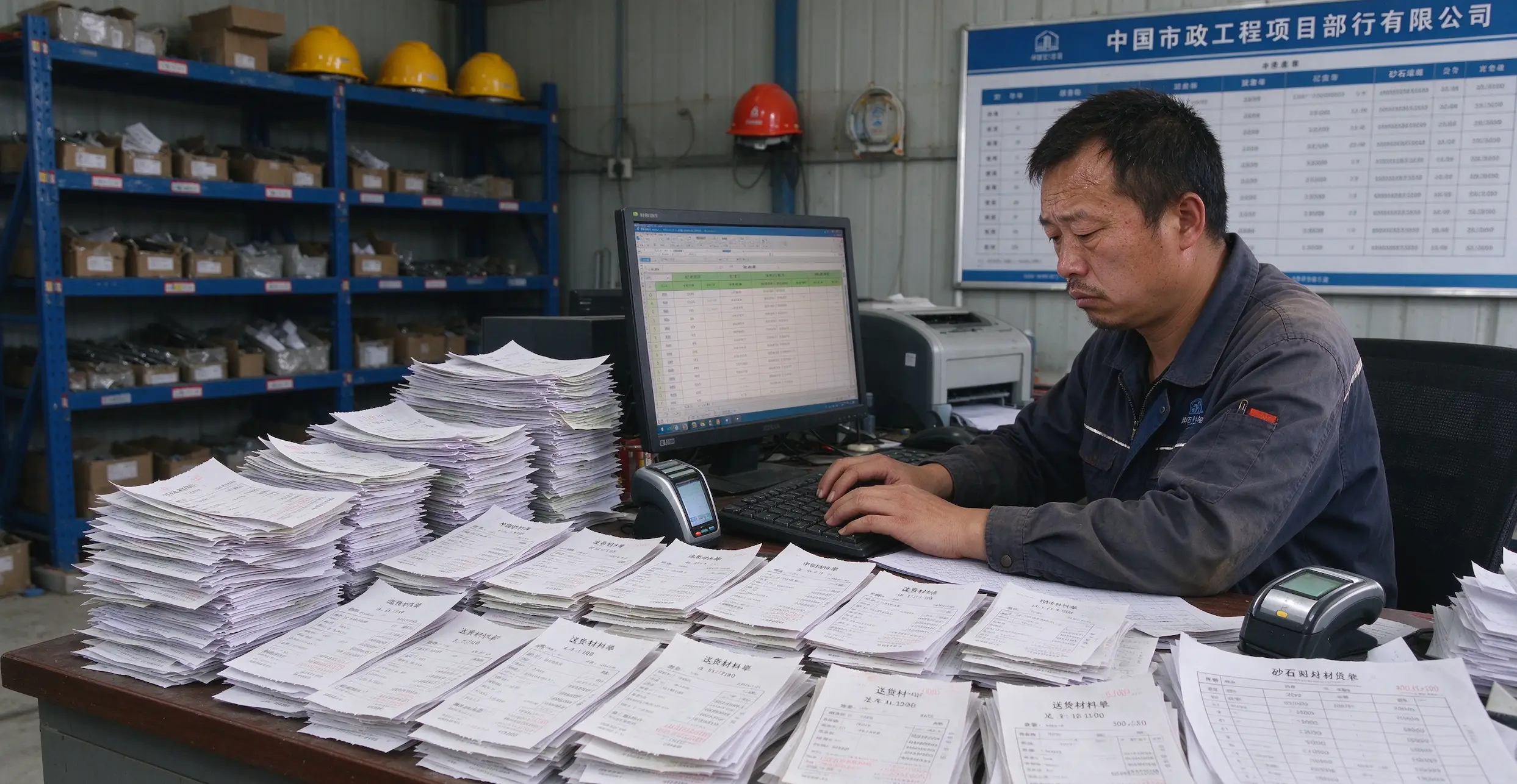 明建云工程AI材料员：工程项目管理里的材料录入，第10份手抖怎么办