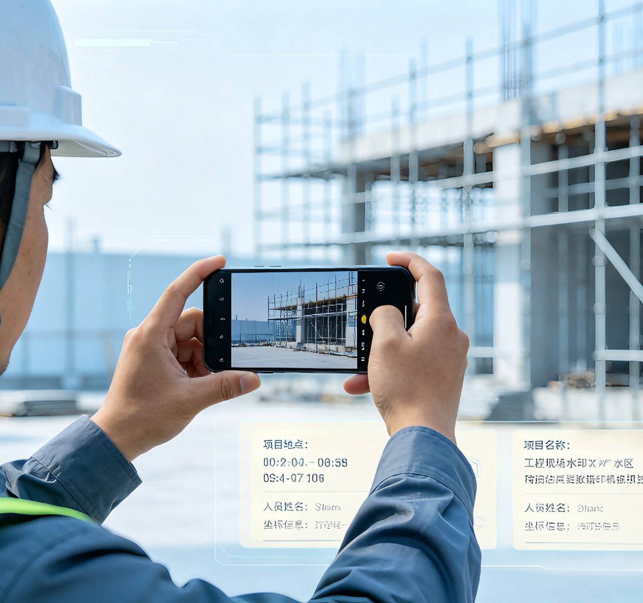 明建云客户施工现场